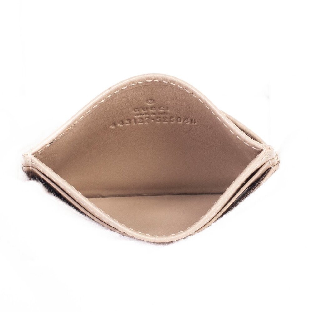 Authentic Gucci GG Marmont Taupe Card Holder - Picture 4 of 7